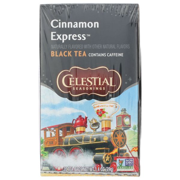 CELESTIAL SEASONINGS: Tea Black Cnmn Express, 20 bg