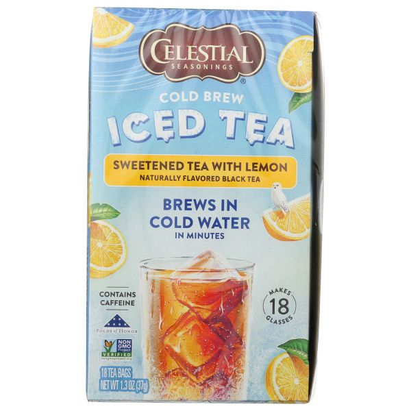 CELESTIAL SEASONINGS: Tea Cld Brw Sweet Lemon, 18 bg
