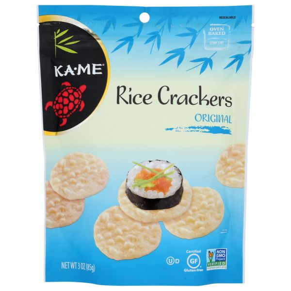 KA ME: Cracker Rice Original, 3 OZ
