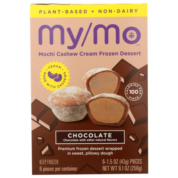 MY/MO: Mochi Ice Cream Nd Chocolate, 6 pk