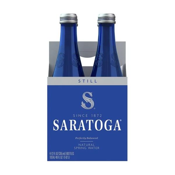 SARATOGA: Still Spring Water 4pack, 48 fo