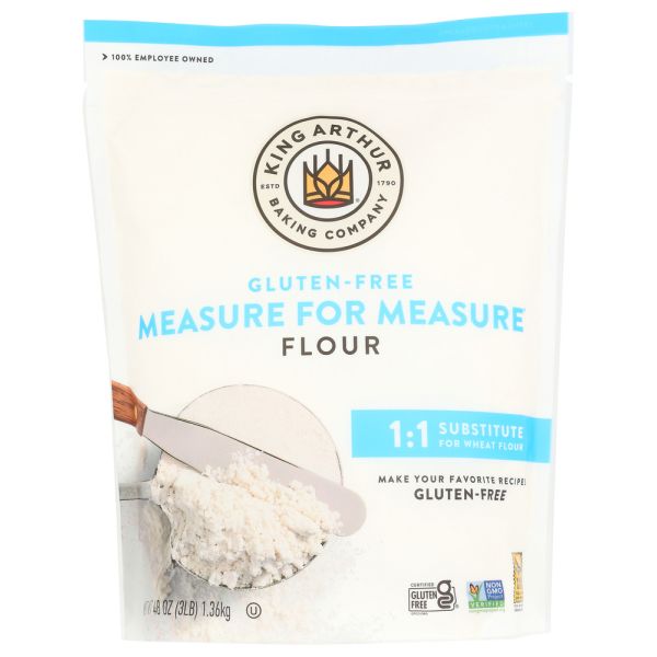 KING ARTHUR FLOUR: Gluten Free Measure for Measure Flour, 3 lb