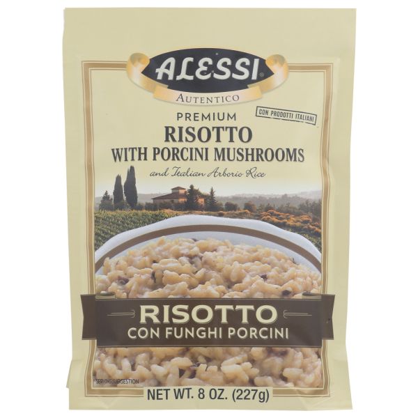 ALESSI: Risotto With Porcini Mushrooms, 8 oz