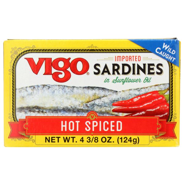 VIGO: Sardine Spiced, 4.37 OZ