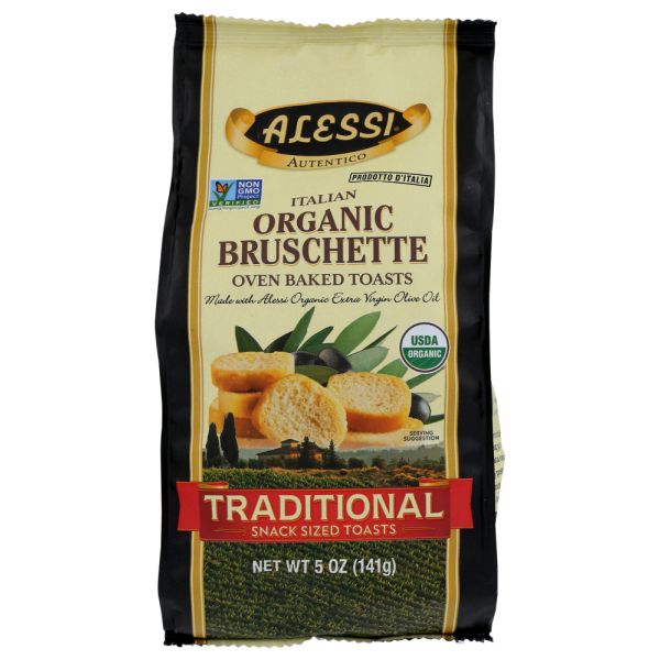 ALESSI: Traditional Italian Organic Bruschette, 5 oz