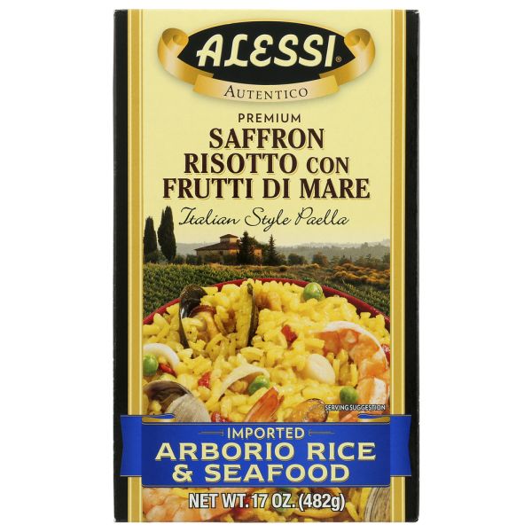 ALESSI: Saffron Risotto Con Frutti Di Mare, 17 oz