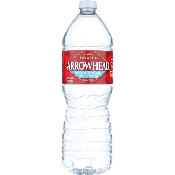ARROWHEAD WATER: Mountain Spring Water, 33.8 fl oz