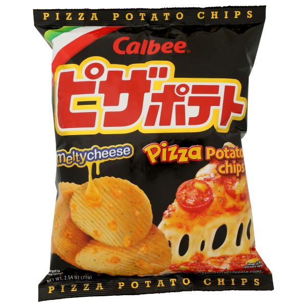 CALBEE: Pizza Potato Chips, 2.54 oz