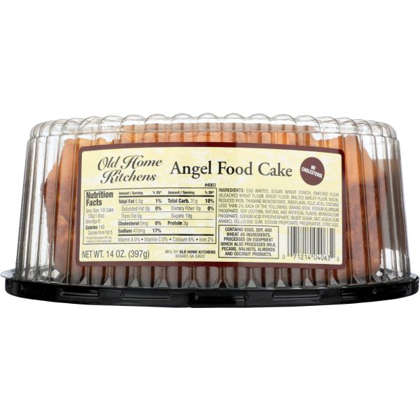 OLD HOME KITCHENS: Angel Food Cake, 14 oz