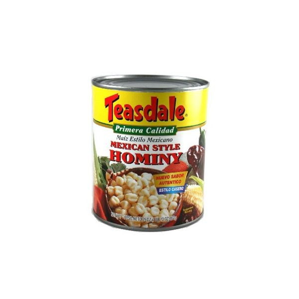 TEASDALE: Mexican Style Hominy, 29 oz