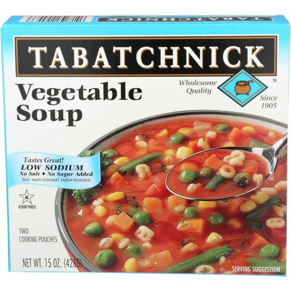TABATCHNICK: Vegetable Soup Low Sodium, 15 oz