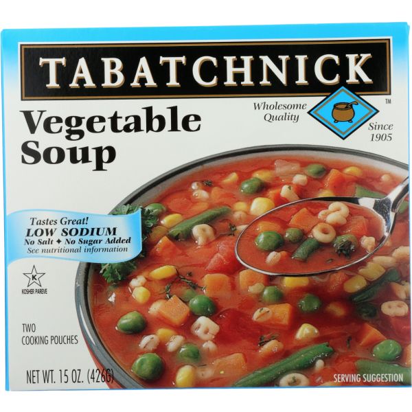 TABATCHNICK: Vegetable Soup Low Sodium, 15 oz