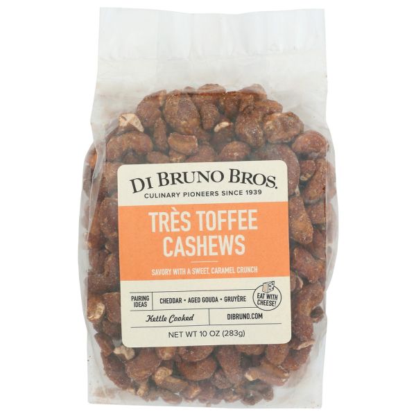 DIBRUNO: Toffee Cashews, 10 oz