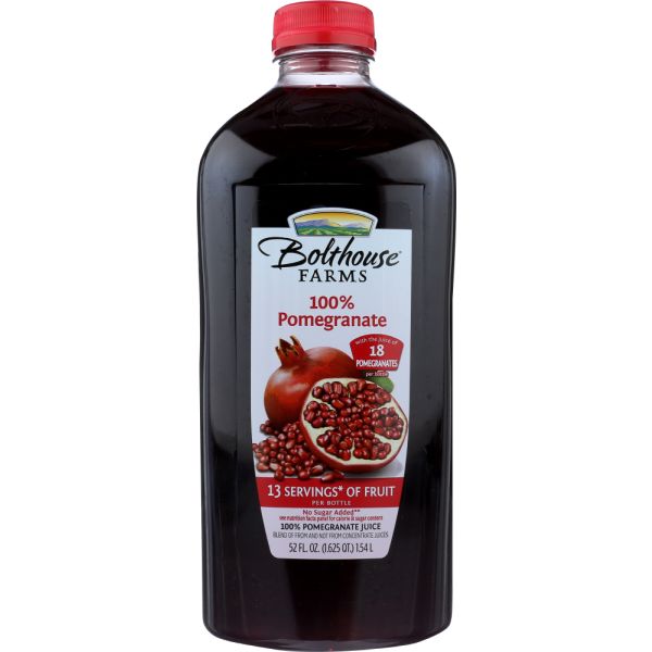 BOLTHOUSE FARMS: 100% Pomegranate Juice, 52 oz