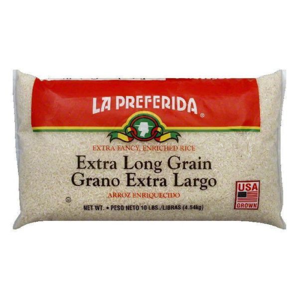 LA PREFERIDA: Extra Long Grain White Rice, 10 lb