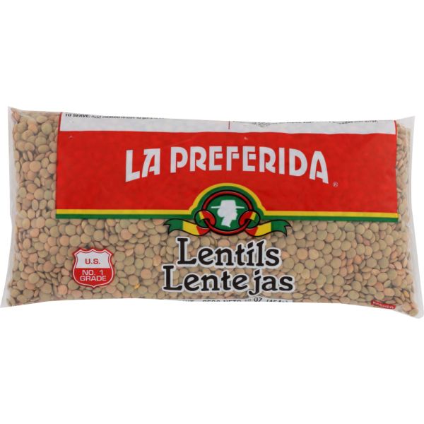 LA PREFERIDA: Beans Lentil, 16 oz