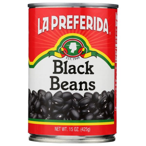 LA PREFERIDA: Bean Black Canned, 15 oz