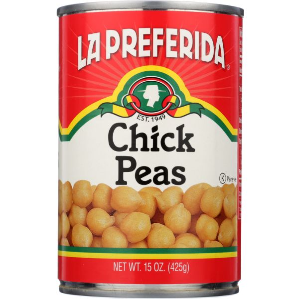 LA PREFERIDA: Chick Peas, 15 oz