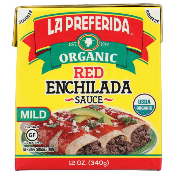 LA PREFERIDA: Organic Green Enchilada Sauce Tetra Recart, 12 oz