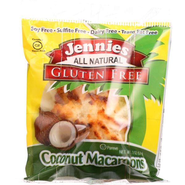 Jennies Gluten Free Coconut Macaroons, 2 Oz