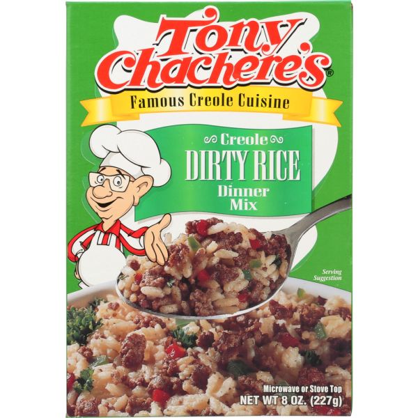 TONY CHACHERE'S: Creole Dirty Rice Dinner Mix, 8 oz