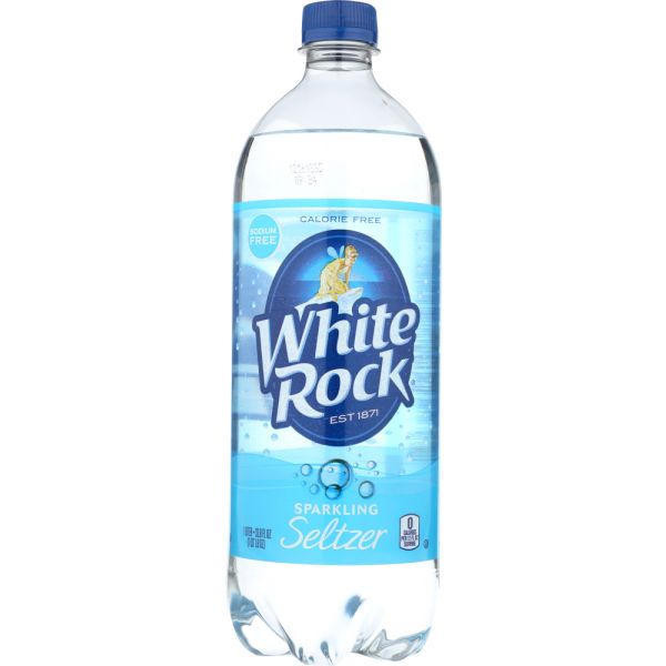 WHITE ROCK: Soda Sparkling Seltzer Water Plain, 33.8 oz