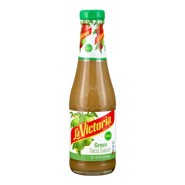 LA VICTORIA: Mild Green Taco Sauce, 12 oz