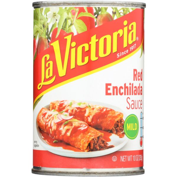 LA VICTORIA: Red Enchilada Sauce Mild, 10 oz