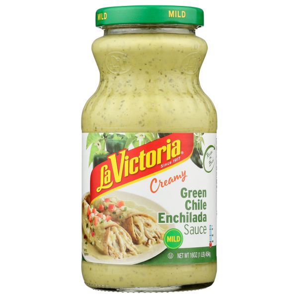 LA VICTORIA: Green Chile Enchilada Sauce, 16 oz