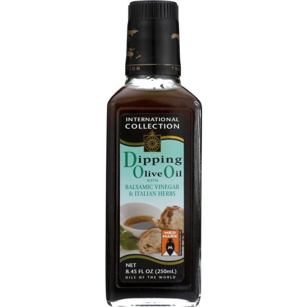 INTERNATIONAL COLLECTION: Dipping Oil Olive Balsamic Vinegar and Herbs, 8.45 oz