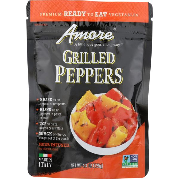 AMORE: Peppers Grilled, 4.4 oz