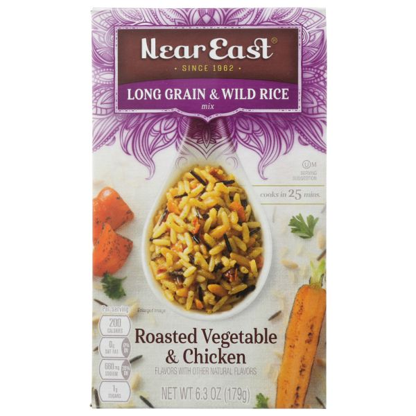 NEAR EAST: Rice Mix Long Grain Vegetable Chicken, 6.3 oz