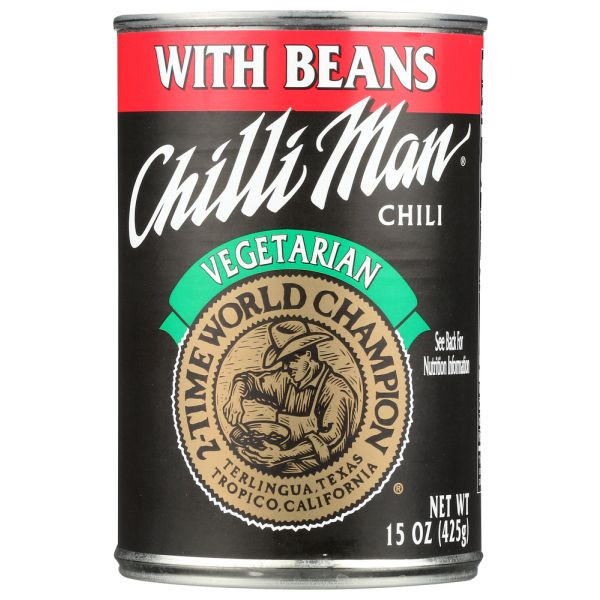 CHILLI MAN: Chili with Beans Vegetarian, 15 oz