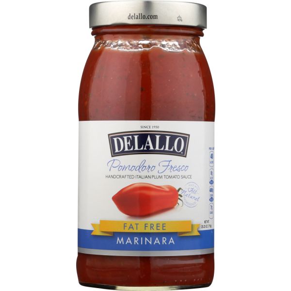 DELALLO: Pasta Marinara Sauce, 25.25 oz