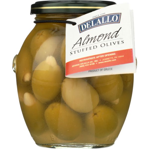 DELALLO: Olive Stuffed Almond, 7 oz