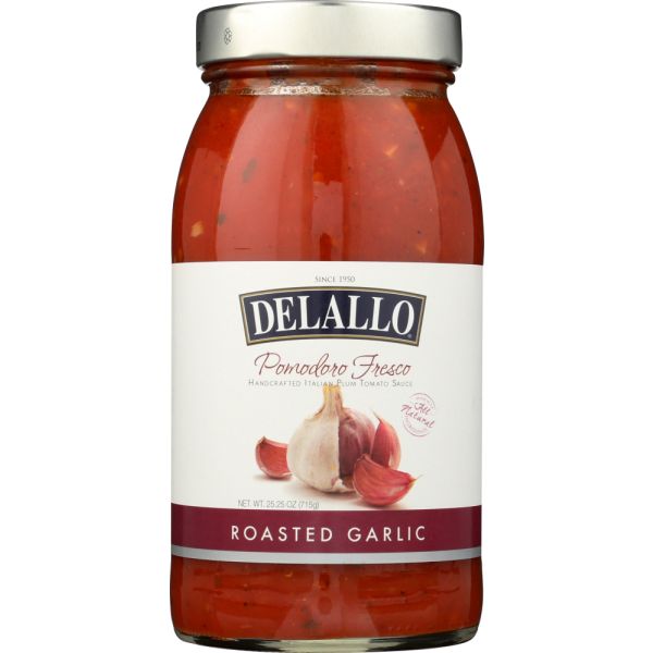 DELALLO: Sauce Garlic Roasted Pomodoro Fresco, 25.25 oz