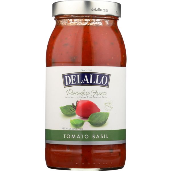 DELALLO: Sauce Tomato Basil Pomodoro Fresco, 25.25