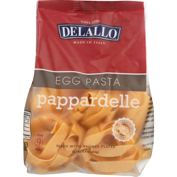 DELALLO: Pasta Egg Pappardelle, 8.8 oz