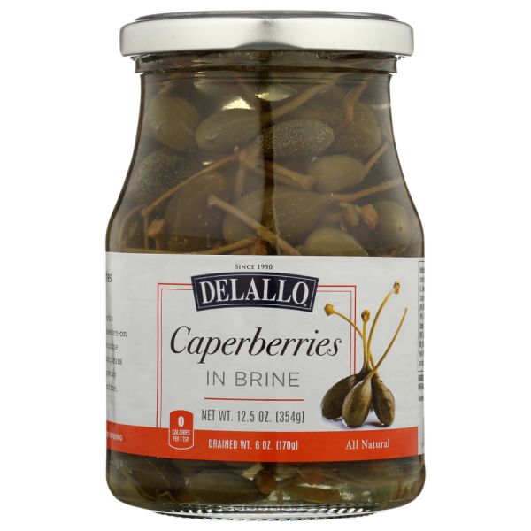 DELALLO: Caperberries in Brine, 12.5 oz