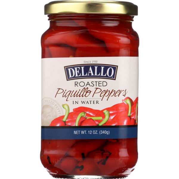 DELALLO: Pepper Piquillo Roasted, 12 oz