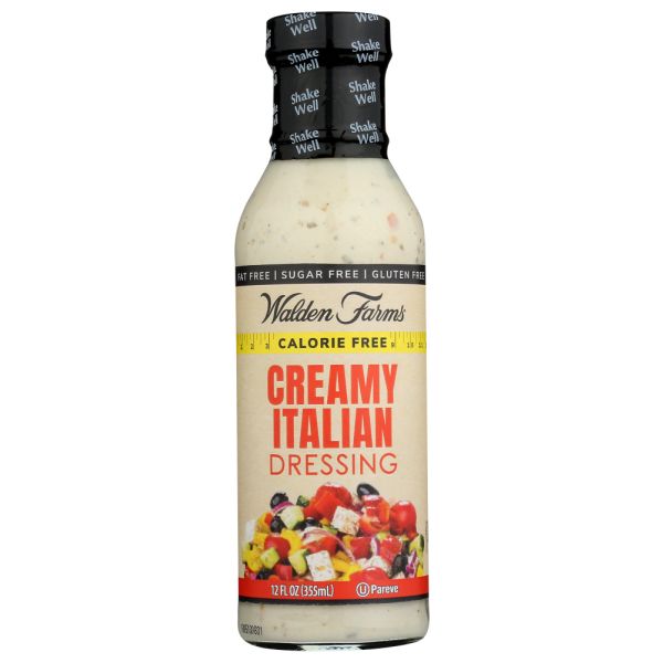 WALDEN FARMS: Salad Dressing, Creamy Italian, 12 Oz