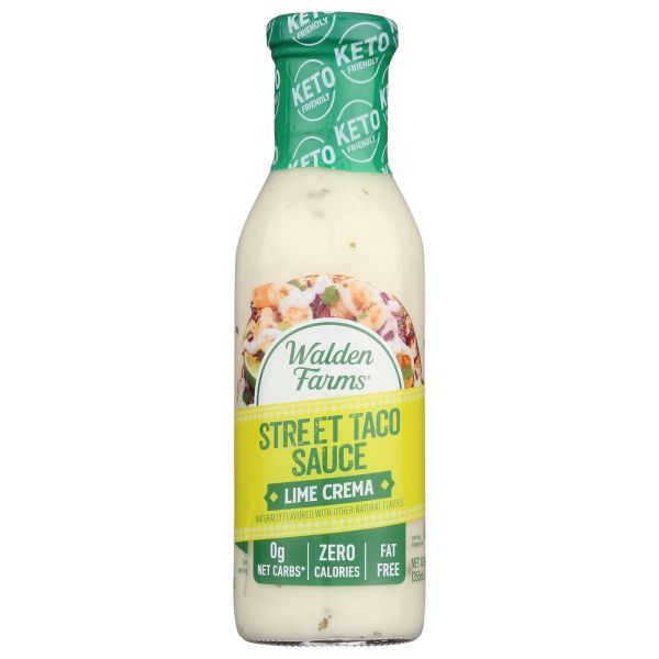 WALDEN FARMS: Sauce Street Taco Lime Crema , 12 fo