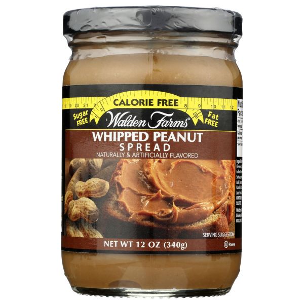 WALDEN FARMS: Whipped Peanut Spread Creamy, 12 oz