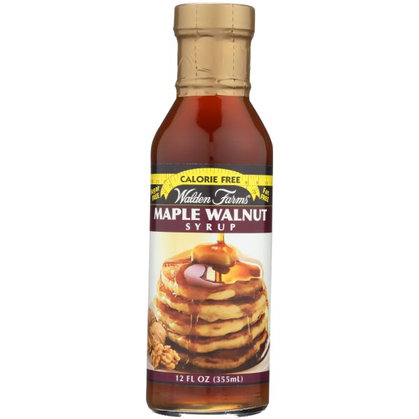 WALDEN FARMS: Maple Walnut Syrup Sugar Free Calorie Free, 12 fl oz