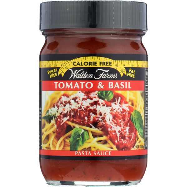 WALDEN FARMS: Calorie Free Pasta Sauce Tomato and Basil, 12 oz