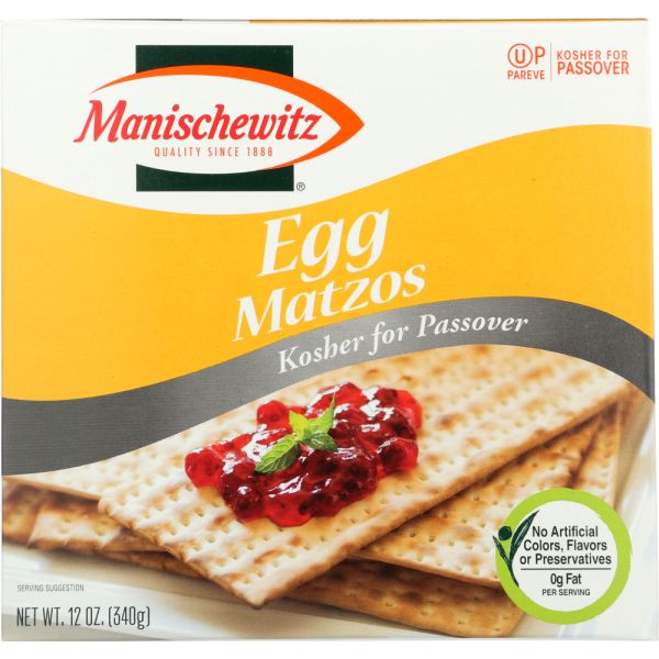 MANISCHEWITZ: Passover Egg Matzo, 12 oz