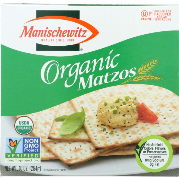 MANISCHEWITZ: Organic Matzos, 10 oz