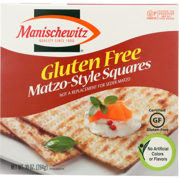 MANISCHEWITZ: Gluten Free Matzo Style Squares, 10 oz