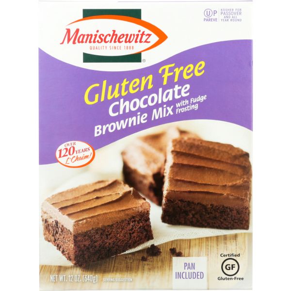 MANISCHEWITZ: Gluten Free Chocolate Brownie Mix, 12 oz