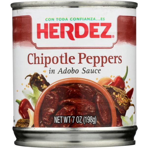 HERDEZ: Chipotle Peppers in Adobo Sauce, 7 oz